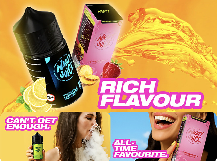 nasty juice arómy na výrobu e-liquidu